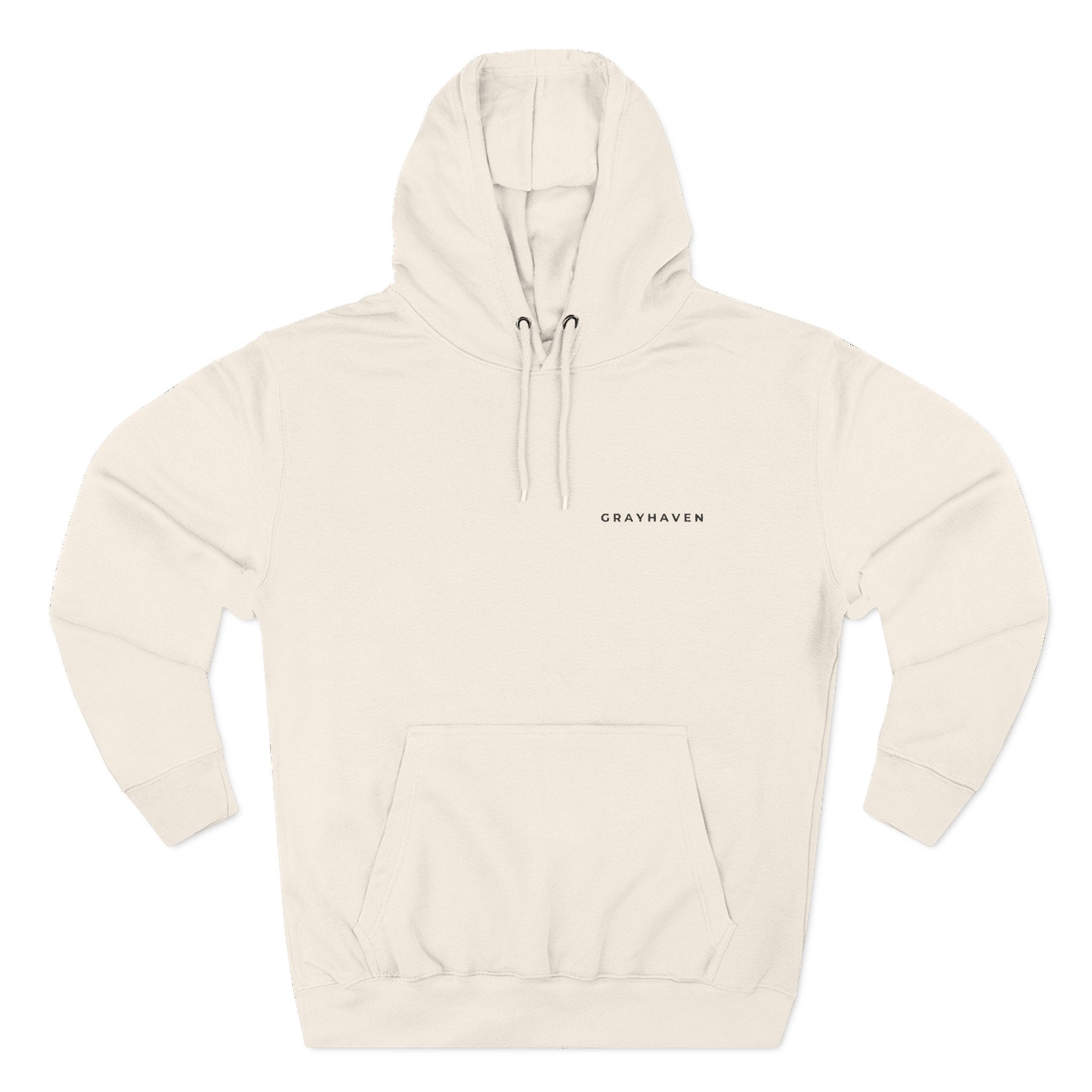 LIMITED EDITION Three-Panel Fleece GRAY HAVEN Hoodie- By Rachel Weaver