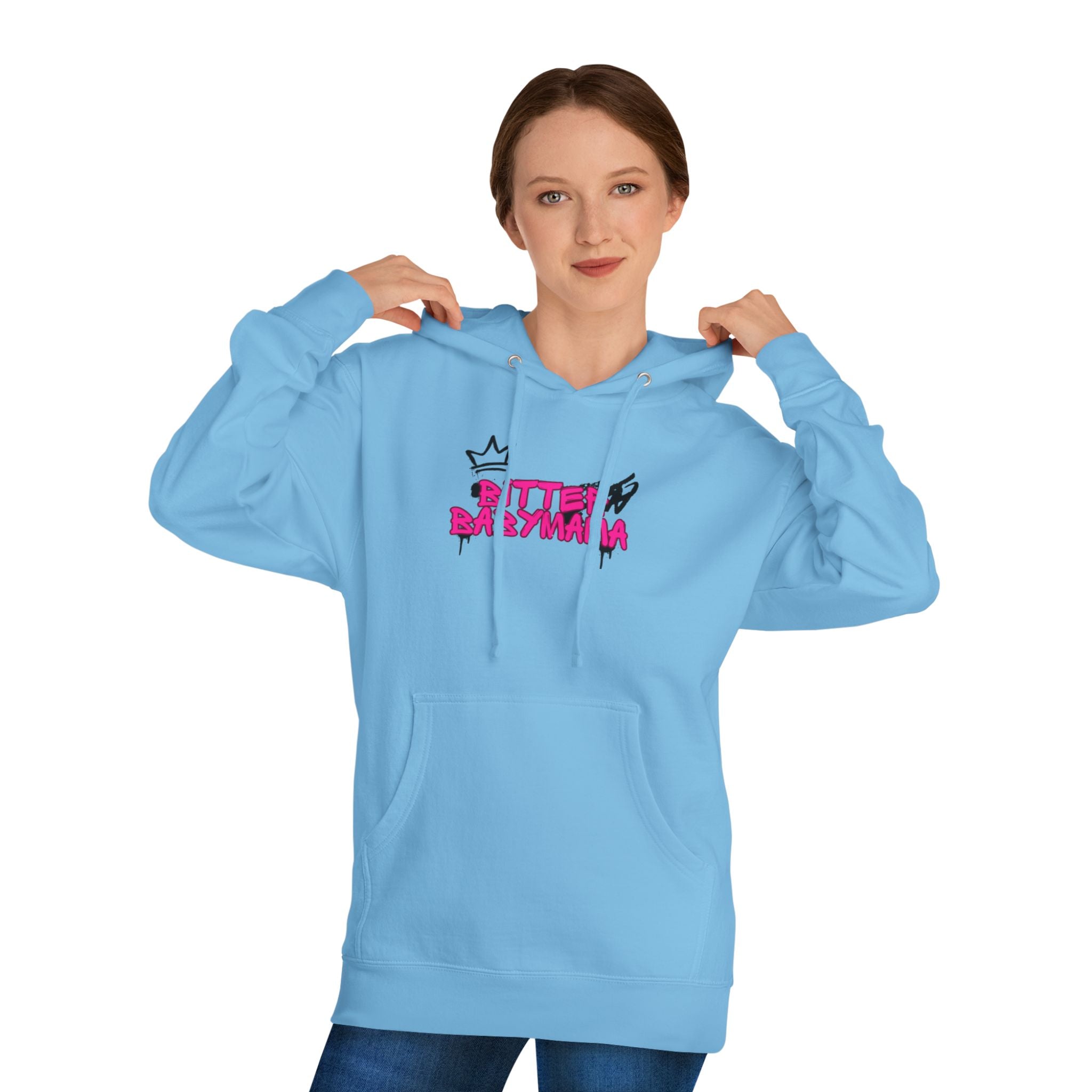Graffiti Bitter Baby Mama Drip Crown Hoodie — by Rachel Weaver