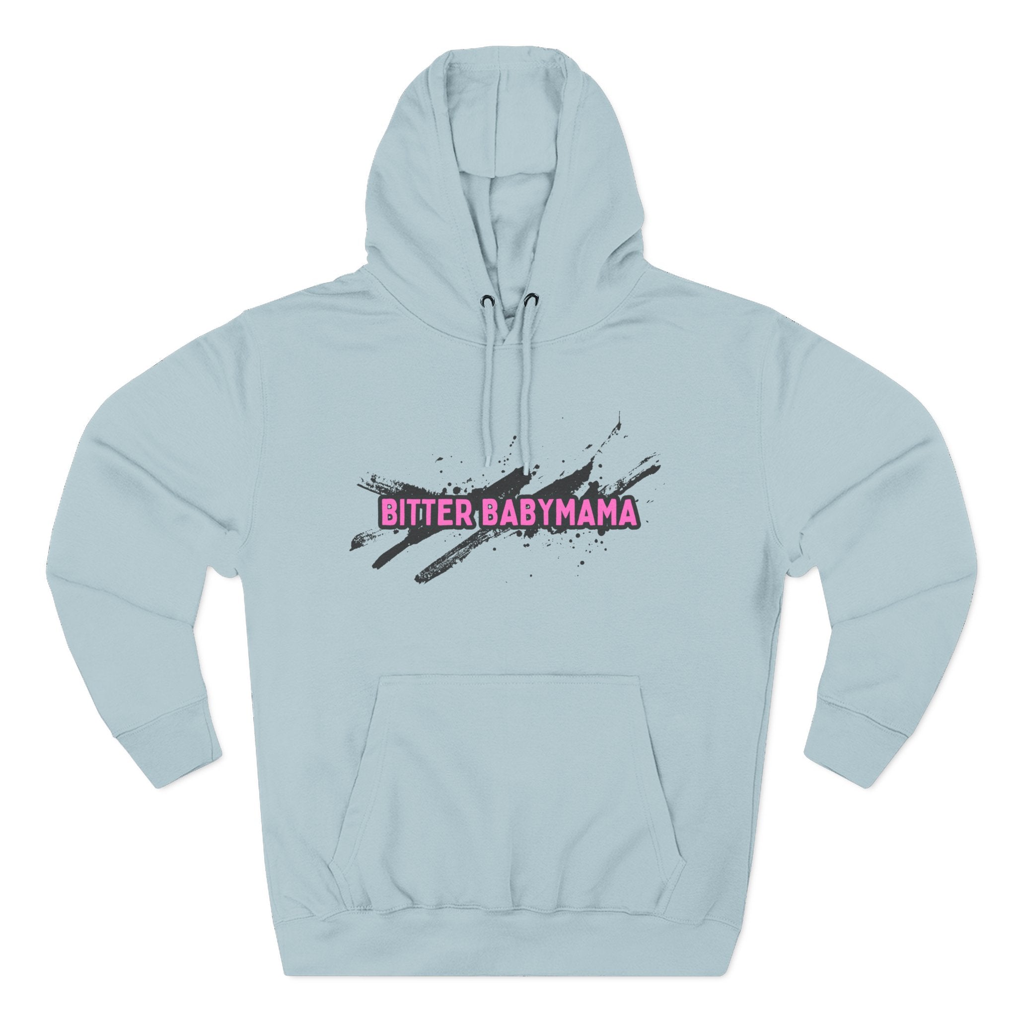 Limited Edition Bitter Baby Mama Three-Panel Fleece Hoodie by Rachel Weaver