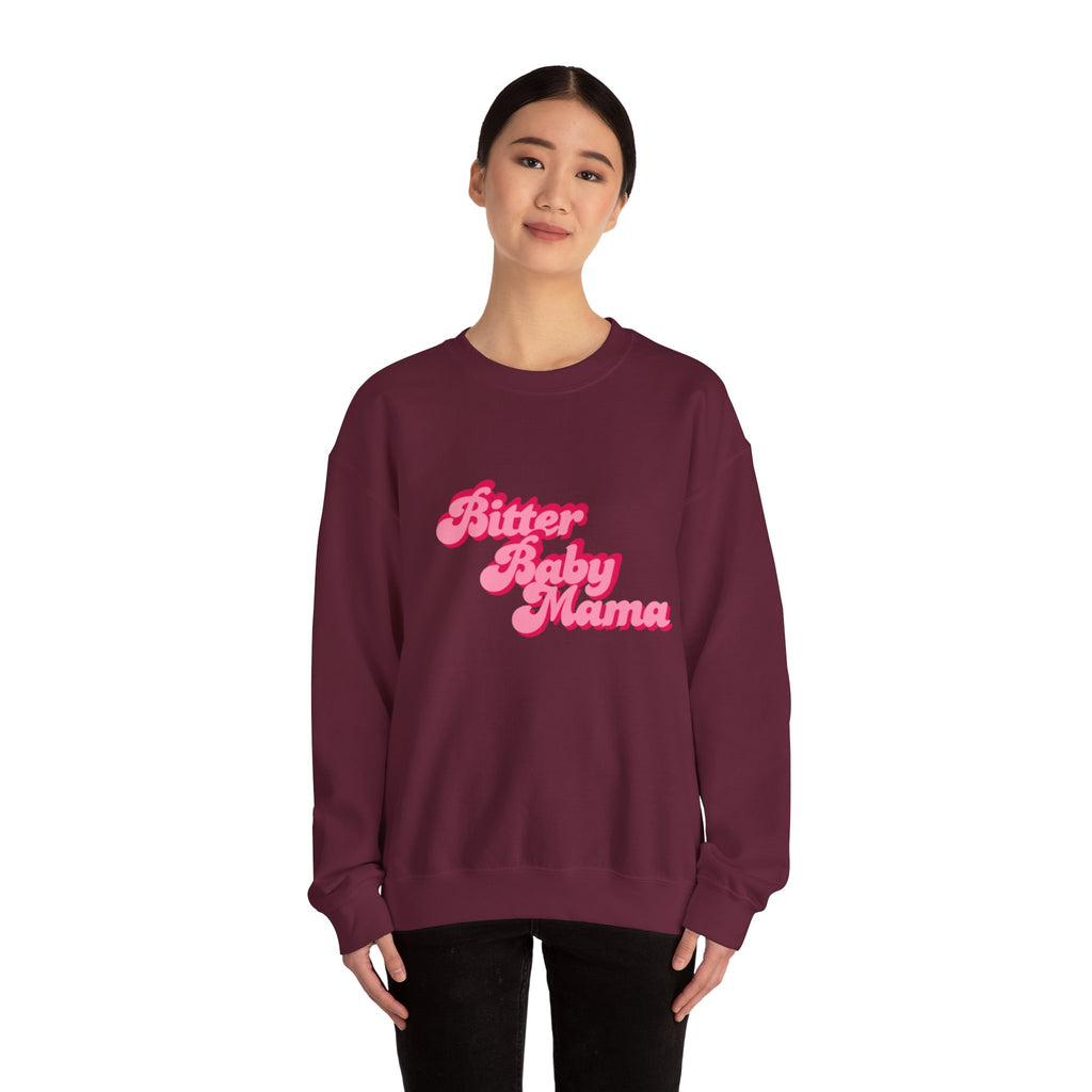 Limited Edition Bitter Baby Mama Crewneck Sweatshirt by Rachel Weaver
