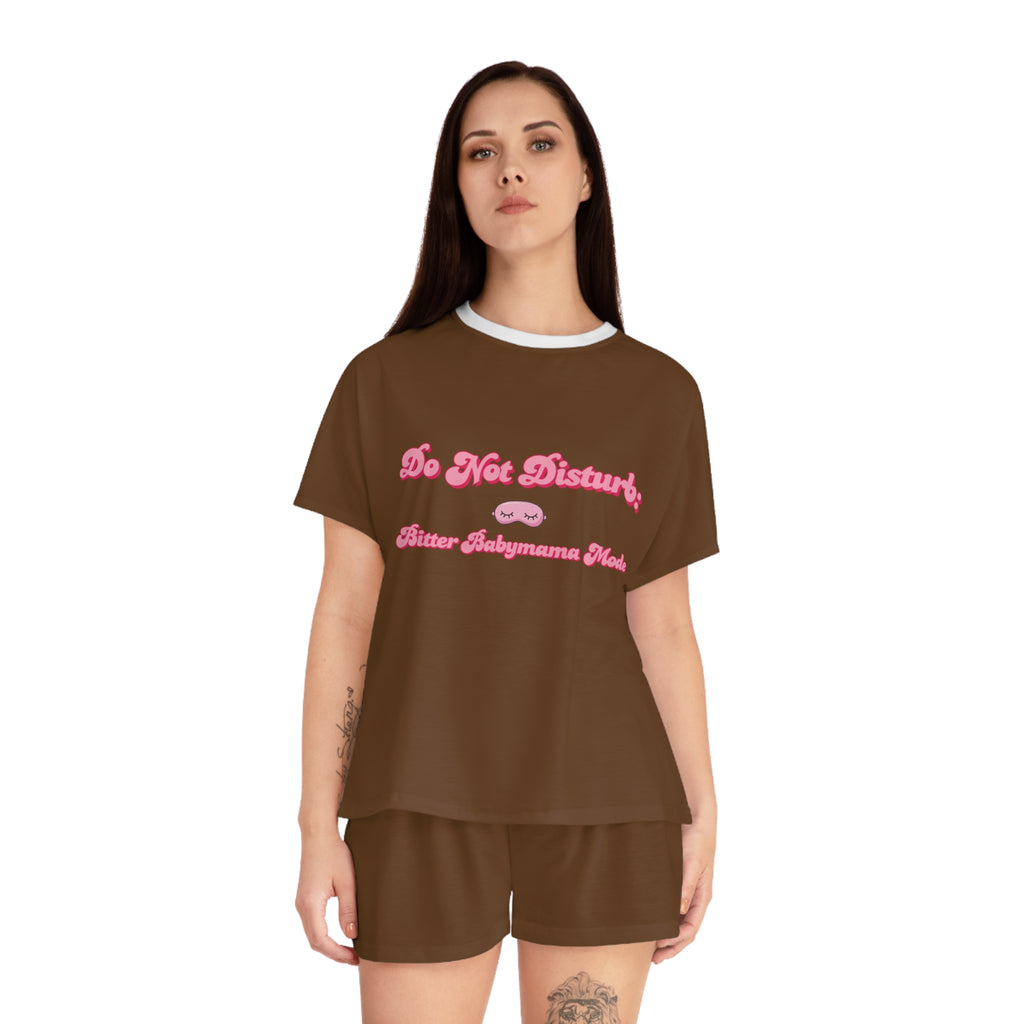 Limited Edition Do Not Disturb: Bitter Baby Mama Mode Women's Pajama Set by Rachel Weaver