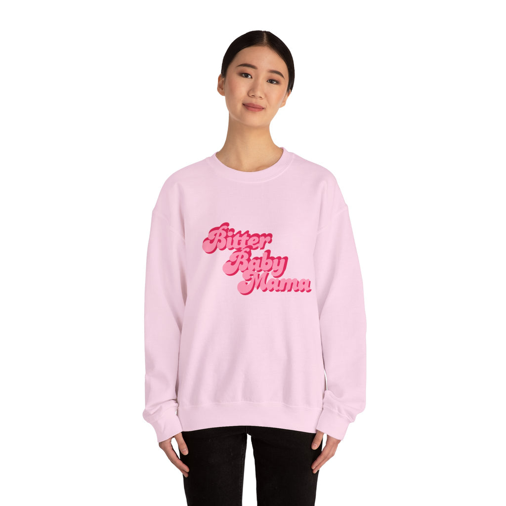 Limited Edition Bitter Baby Mama Crewneck Sweatshirt by Rachel Weaver
