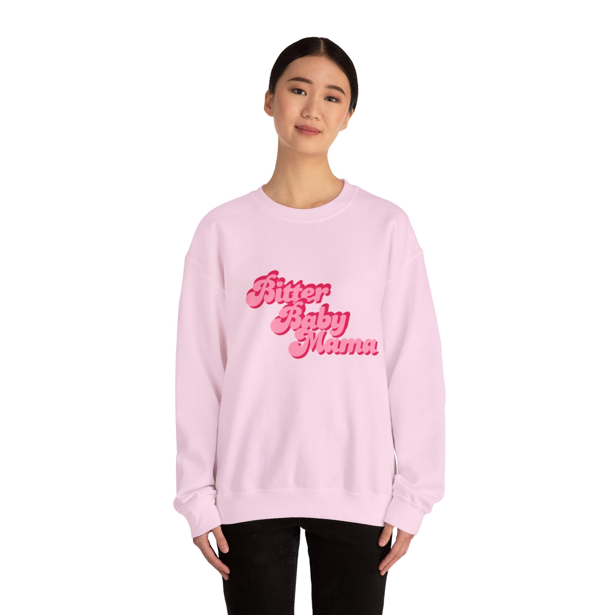 Limited Edition Bitter Baby Mama Crewneck Sweatshirt by Rachel Weaver