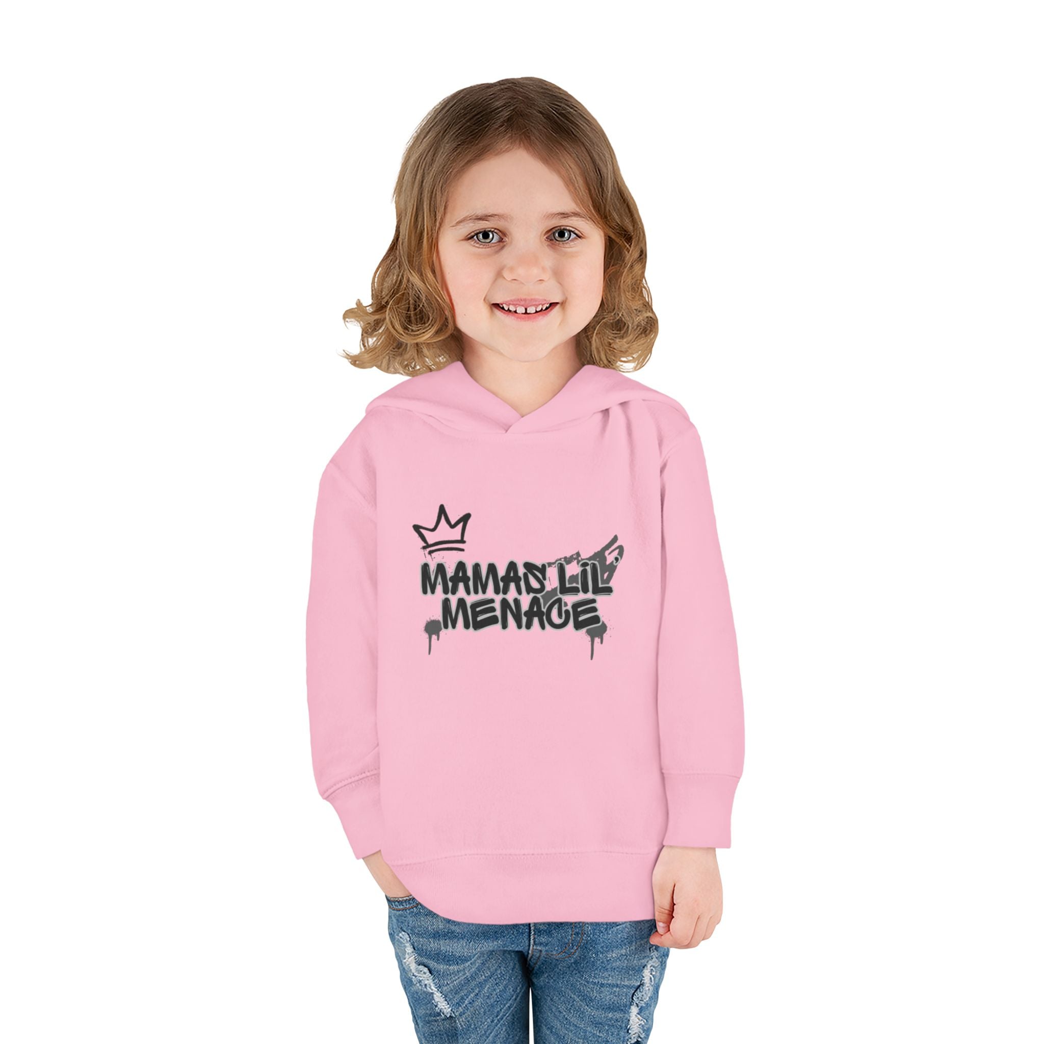 Toddler Hoodie - "Mamas lil' Menace" Graffiti Pullover