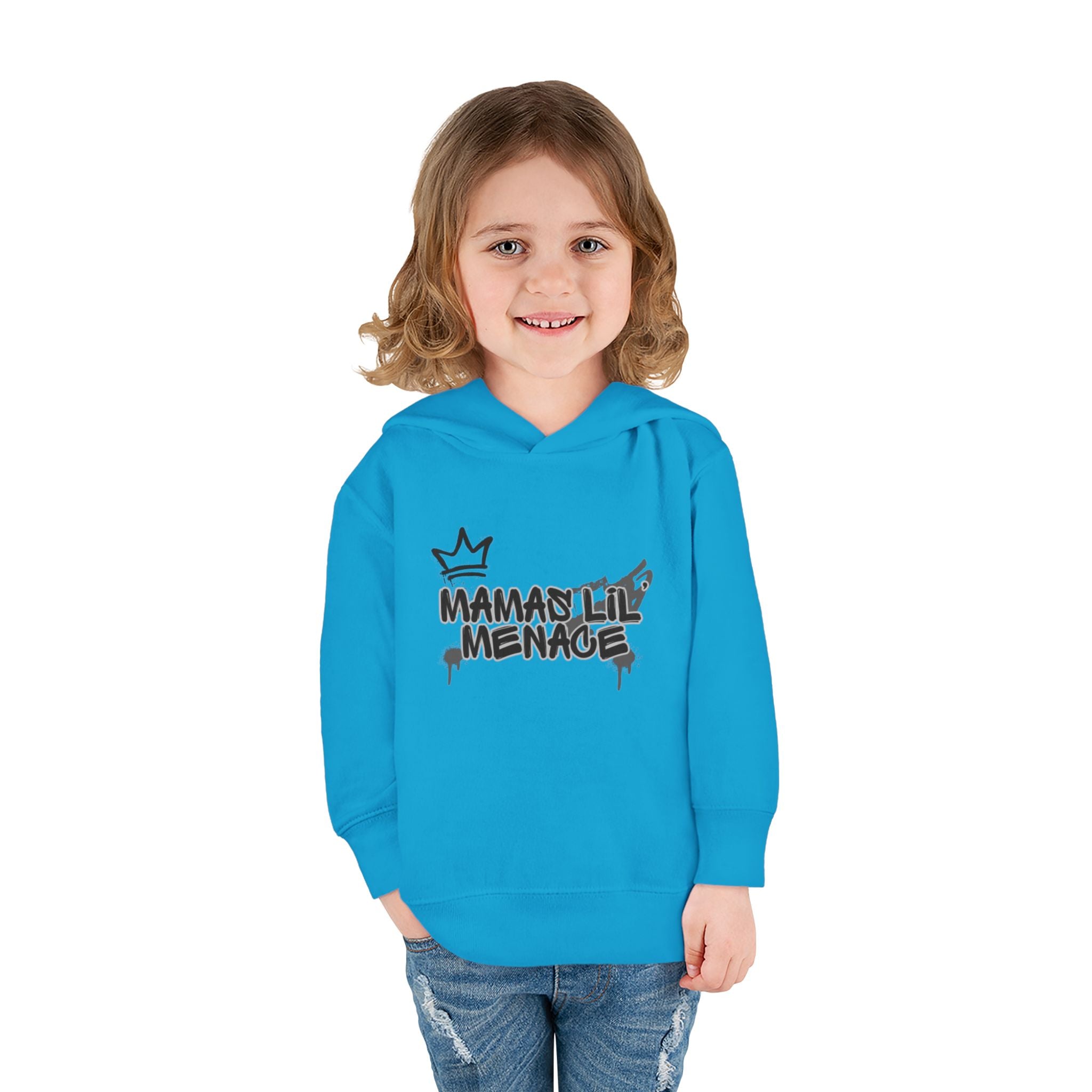 Toddler Hoodie - "Mamas lil' Menace" Graffiti Pullover