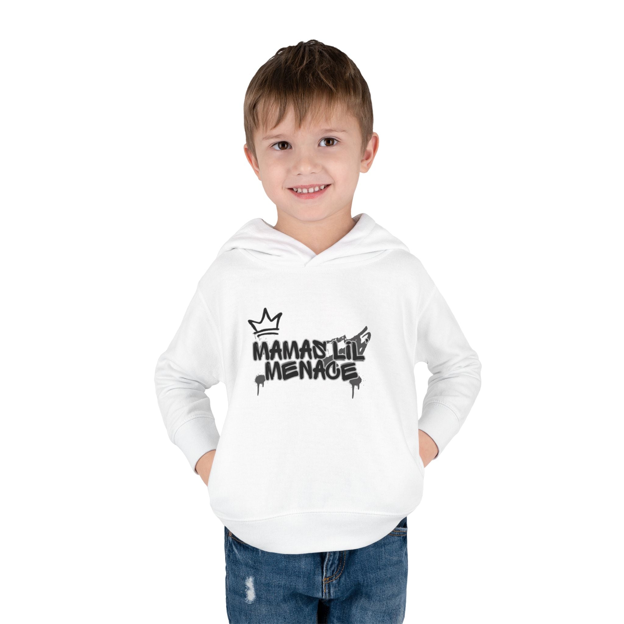 Toddler Hoodie - "Mamas lil' Menace" Graffiti Pullover