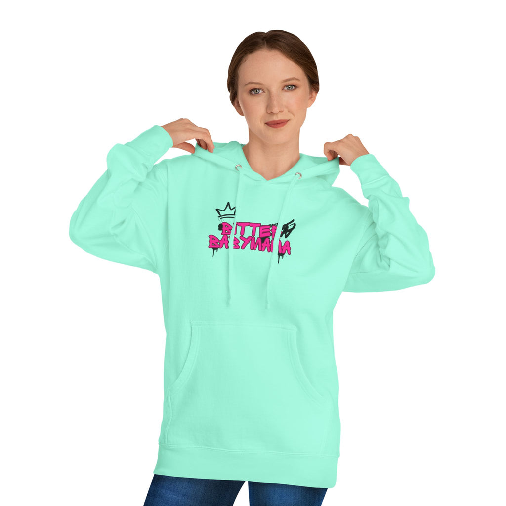 Graffiti Bitter Baby Mama Drip Crown Hoodie — by Rachel Weaver