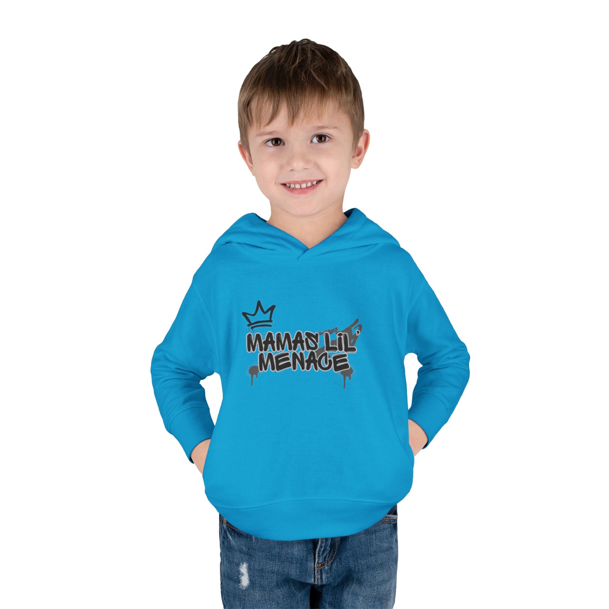 Toddler Hoodie - "Mamas lil' Menace" Graffiti Pullover