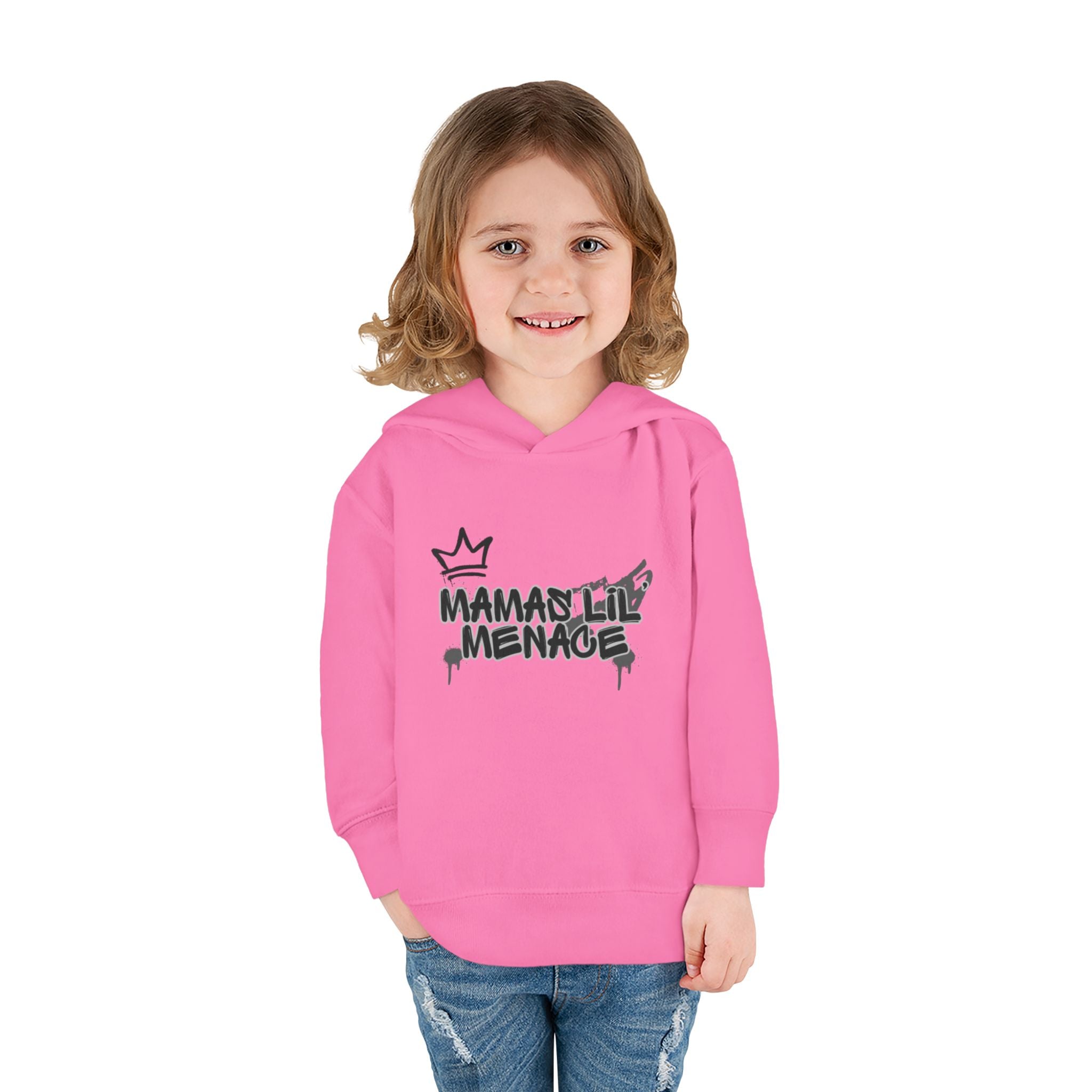 Toddler Hoodie - "Mamas lil' Menace" Graffiti Pullover
