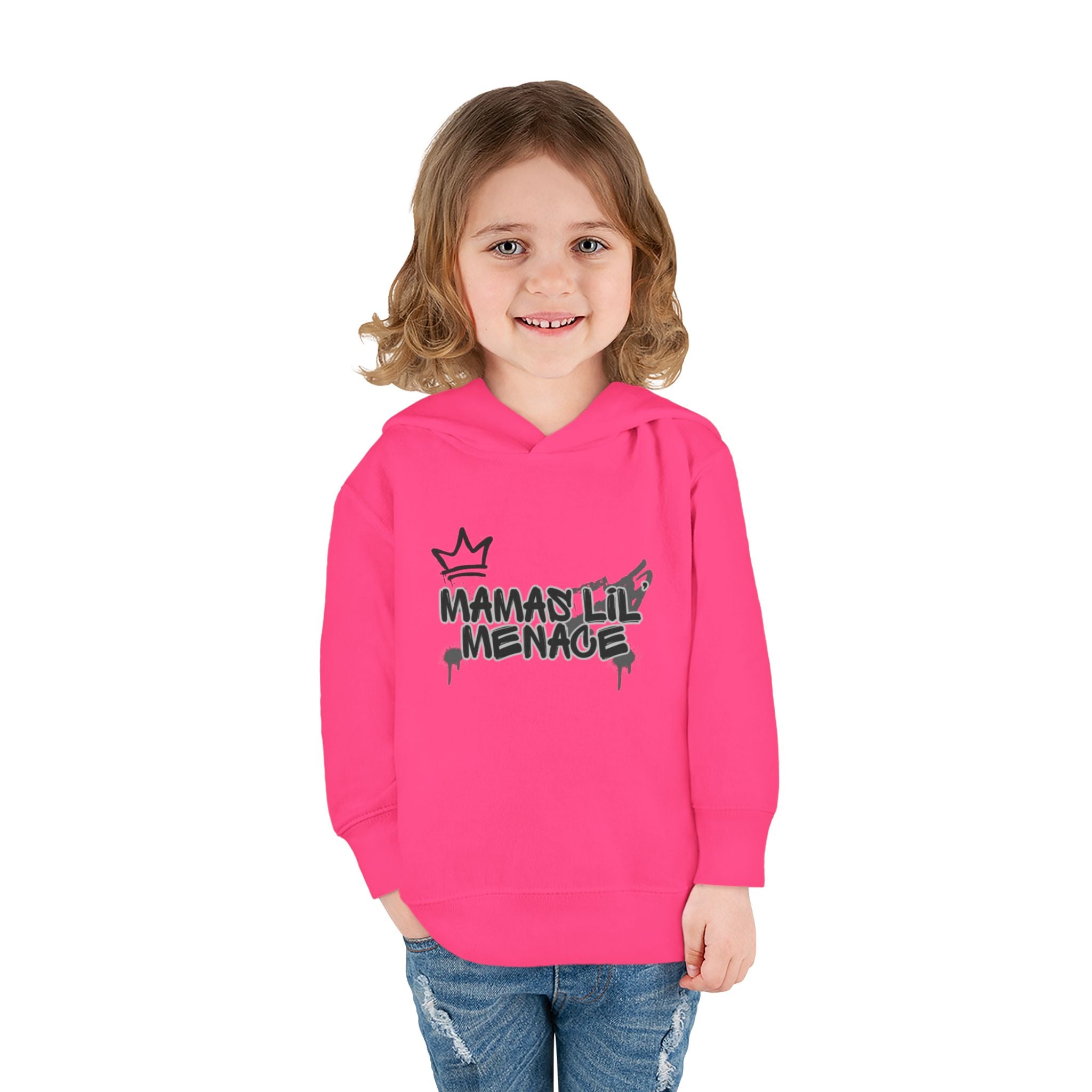 Toddler Hoodie - "Mamas lil' Menace" Graffiti Pullover