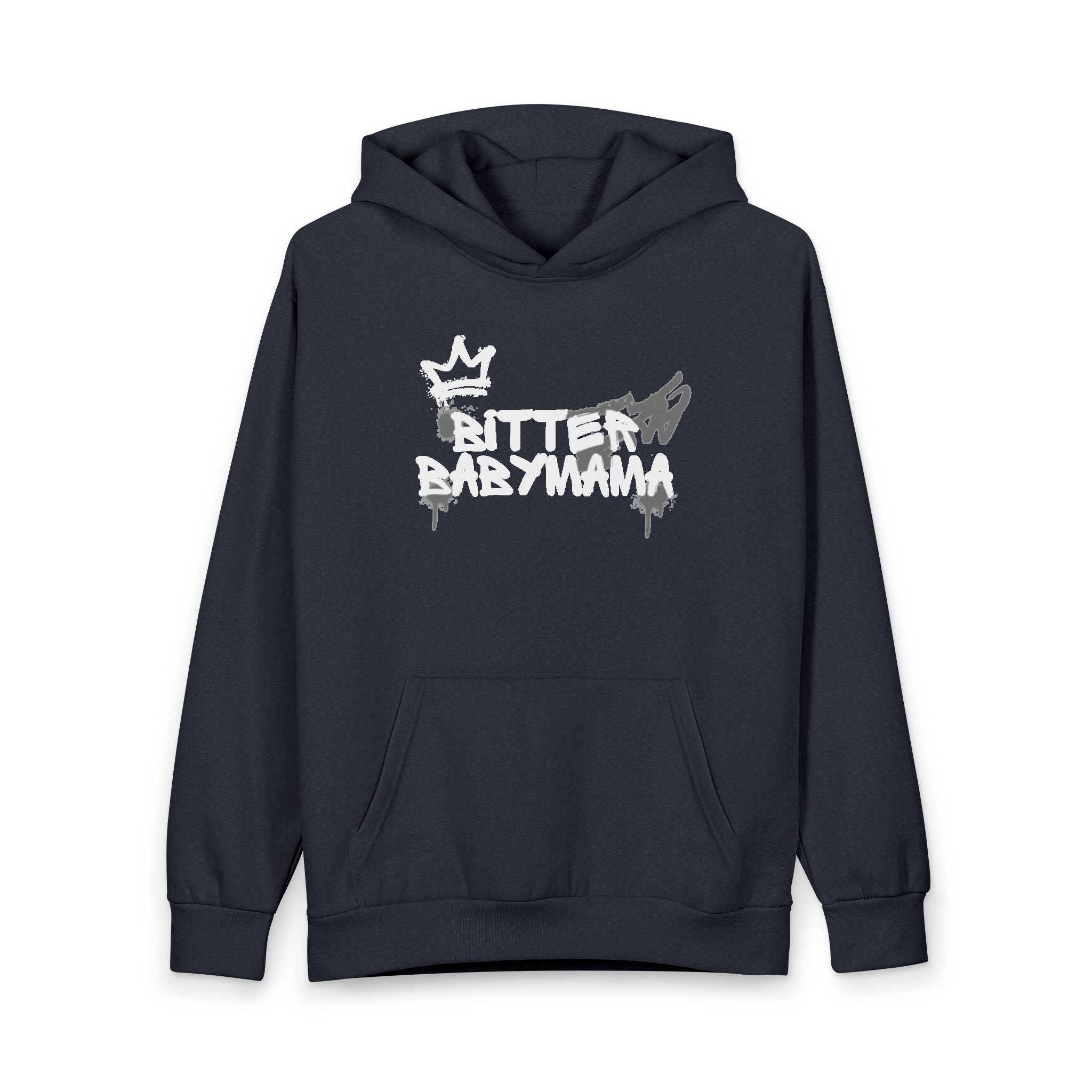 Bitter BabyMama Graffiti Crown Urban Pullover Drip Hoodie — by Rachel Weaver