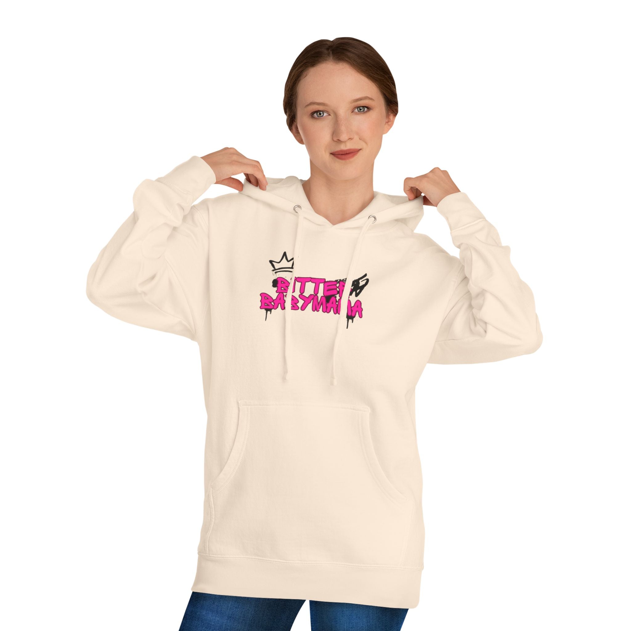 Graffiti Bitter Baby Mama Drip Crown Hoodie — by Rachel Weaver
