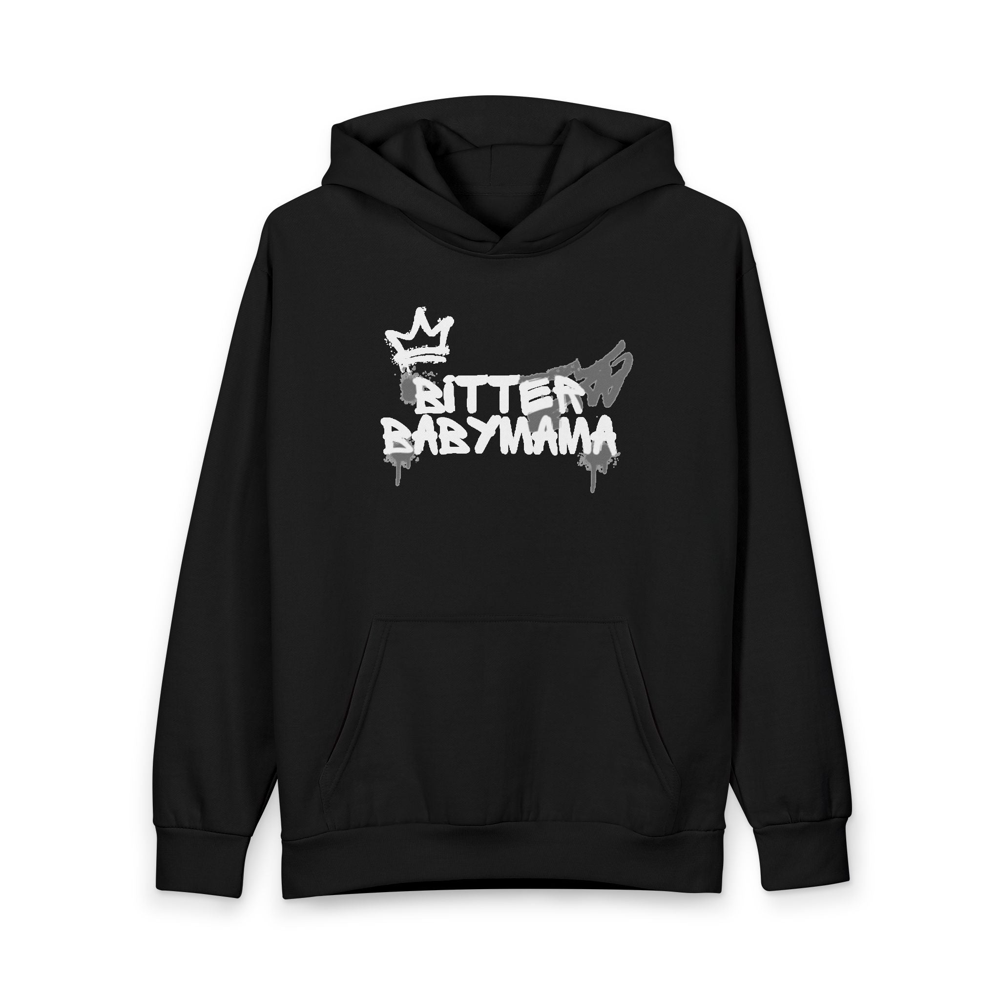Bitter BabyMama Graffiti Crown Urban Pullover Drip Hoodie — by Rachel Weaver