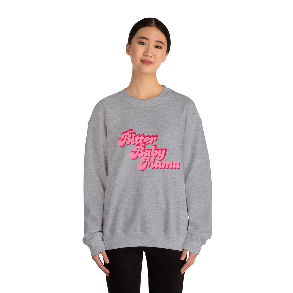 Limited Edition Bitter Baby Mama Crewneck Sweatshirt by Rachel Weaver