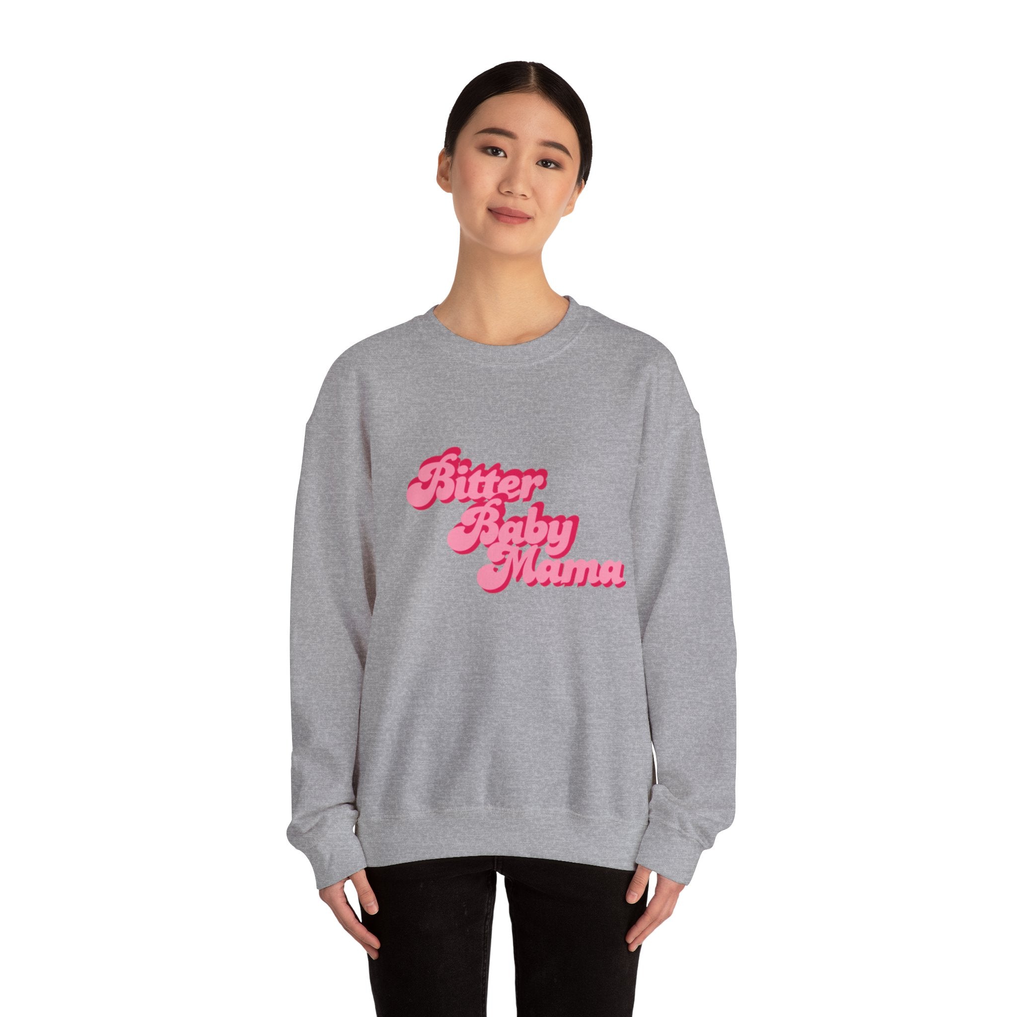 Limited Edition Bitter Baby Mama Crewneck Sweatshirt by Rachel Weaver