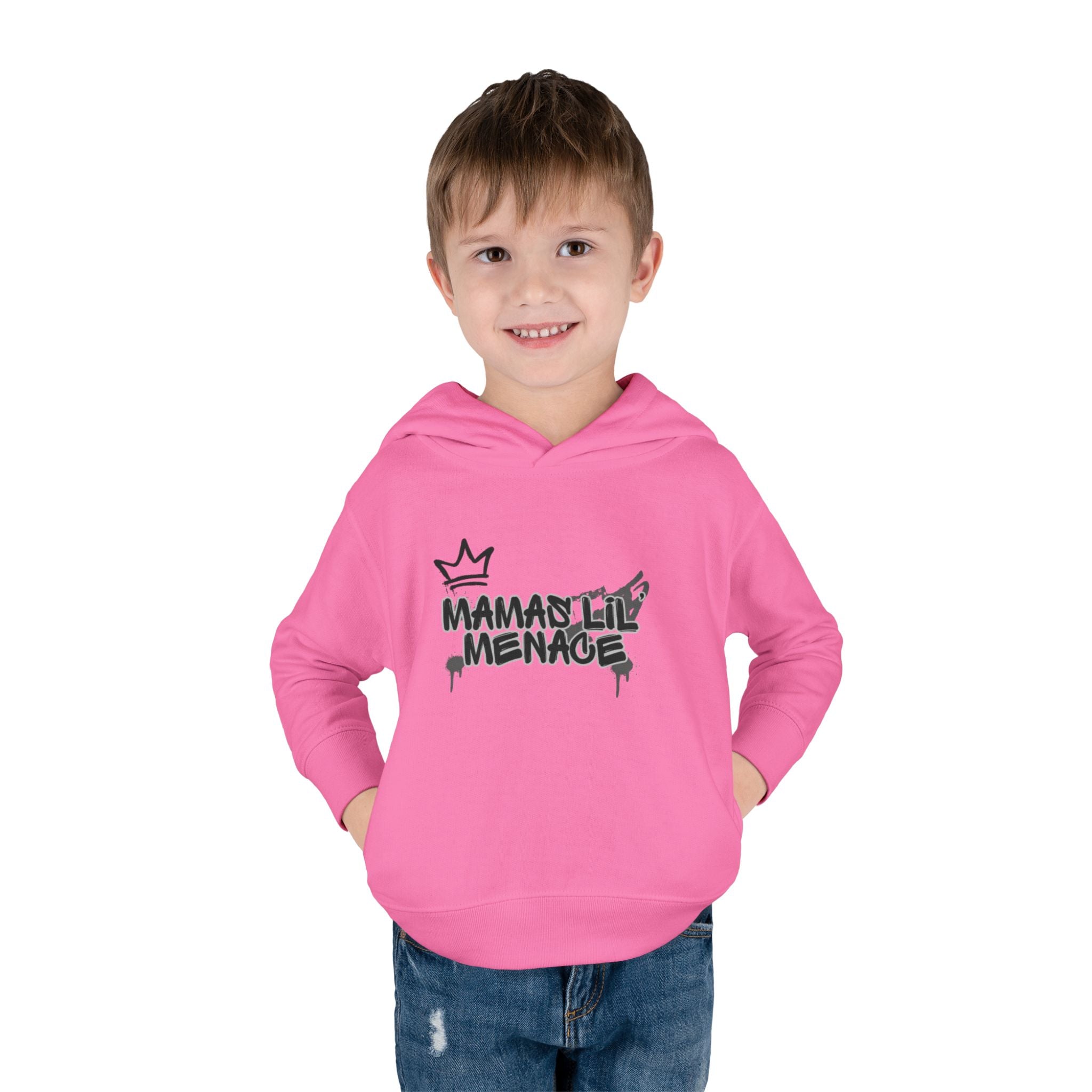 Toddler Hoodie - "Mamas lil' Menace" Graffiti Pullover