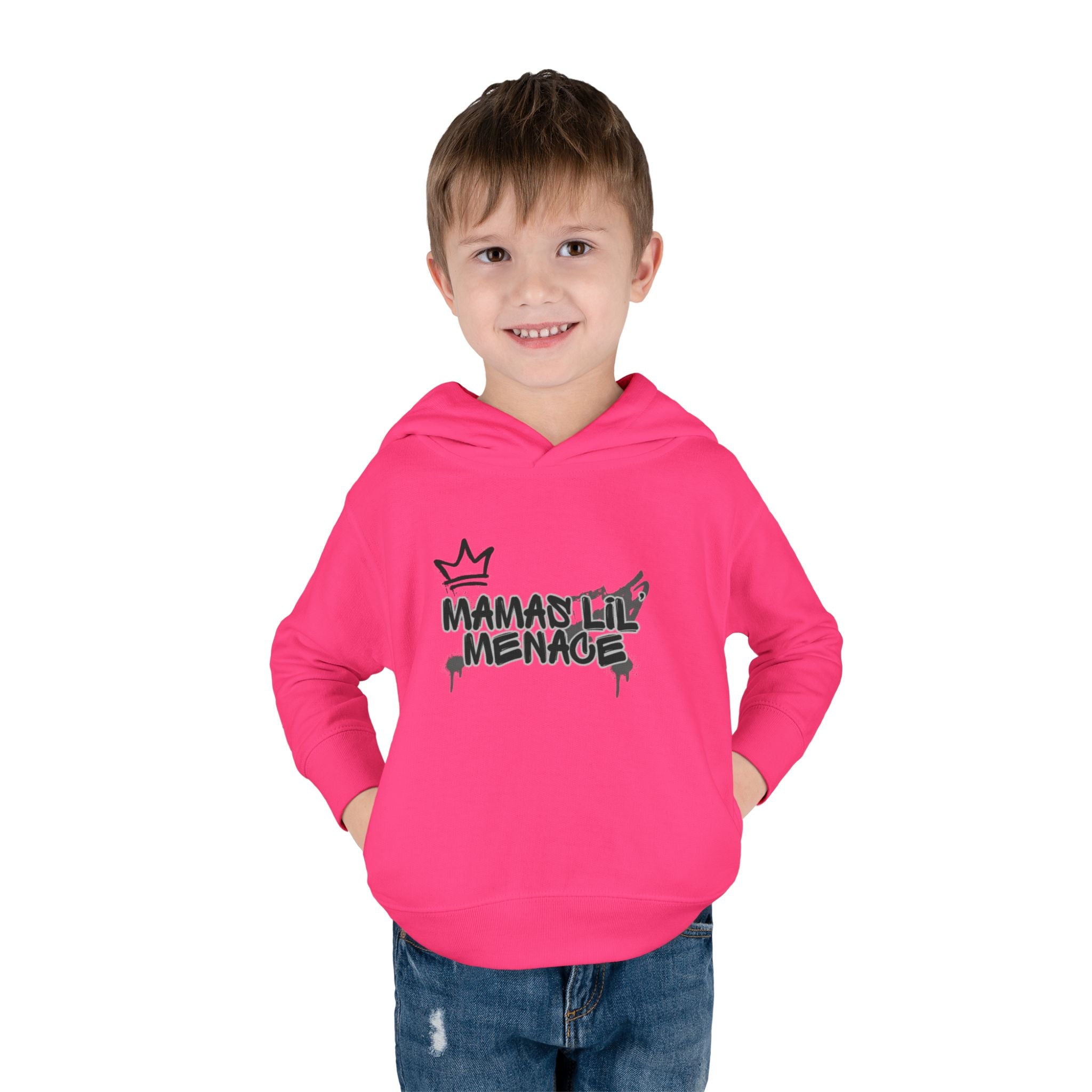 Toddler Hoodie - "Mamas lil' Menace" Graffiti Pullover