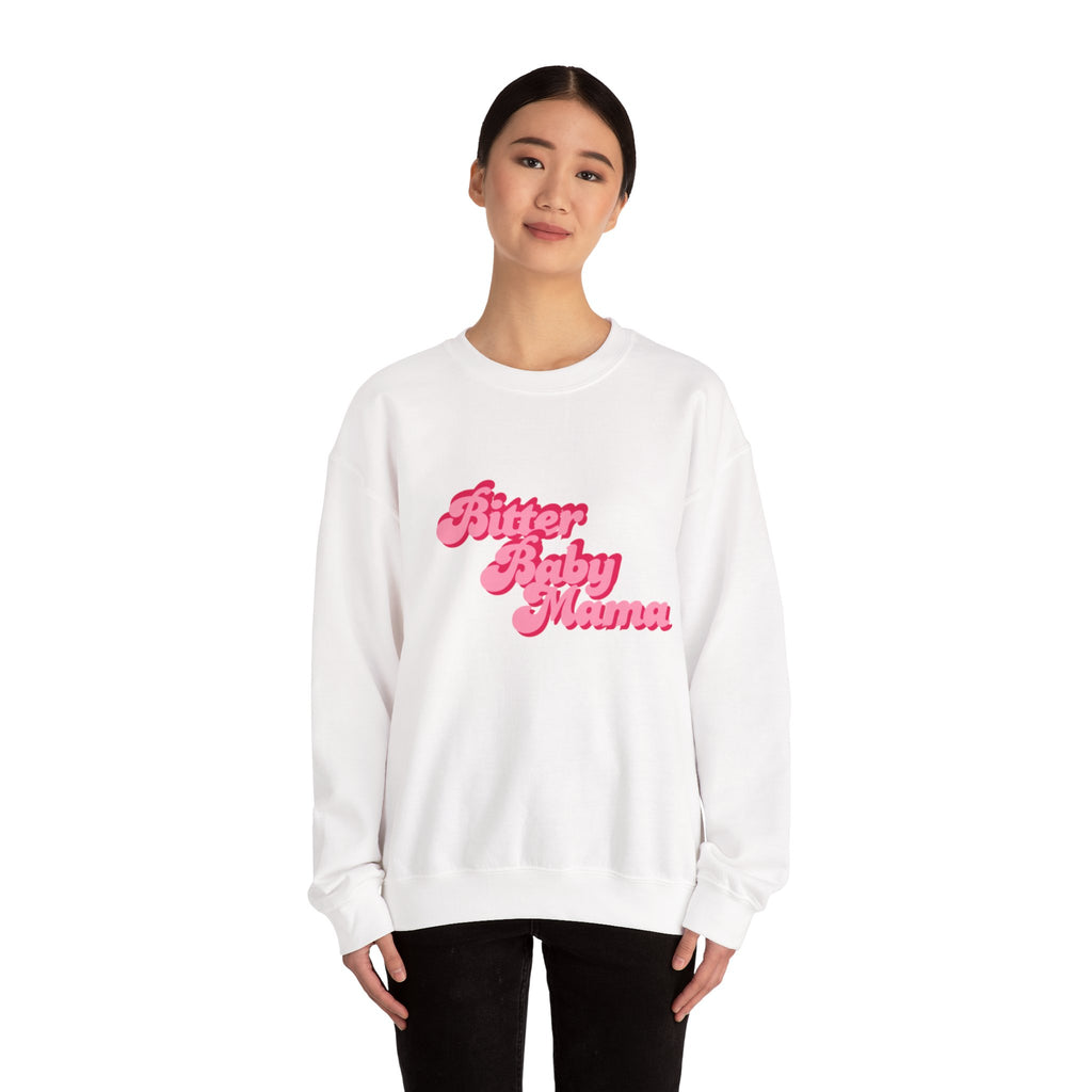 Limited Edition Bitter Baby Mama Crewneck Sweatshirt by Rachel Weaver