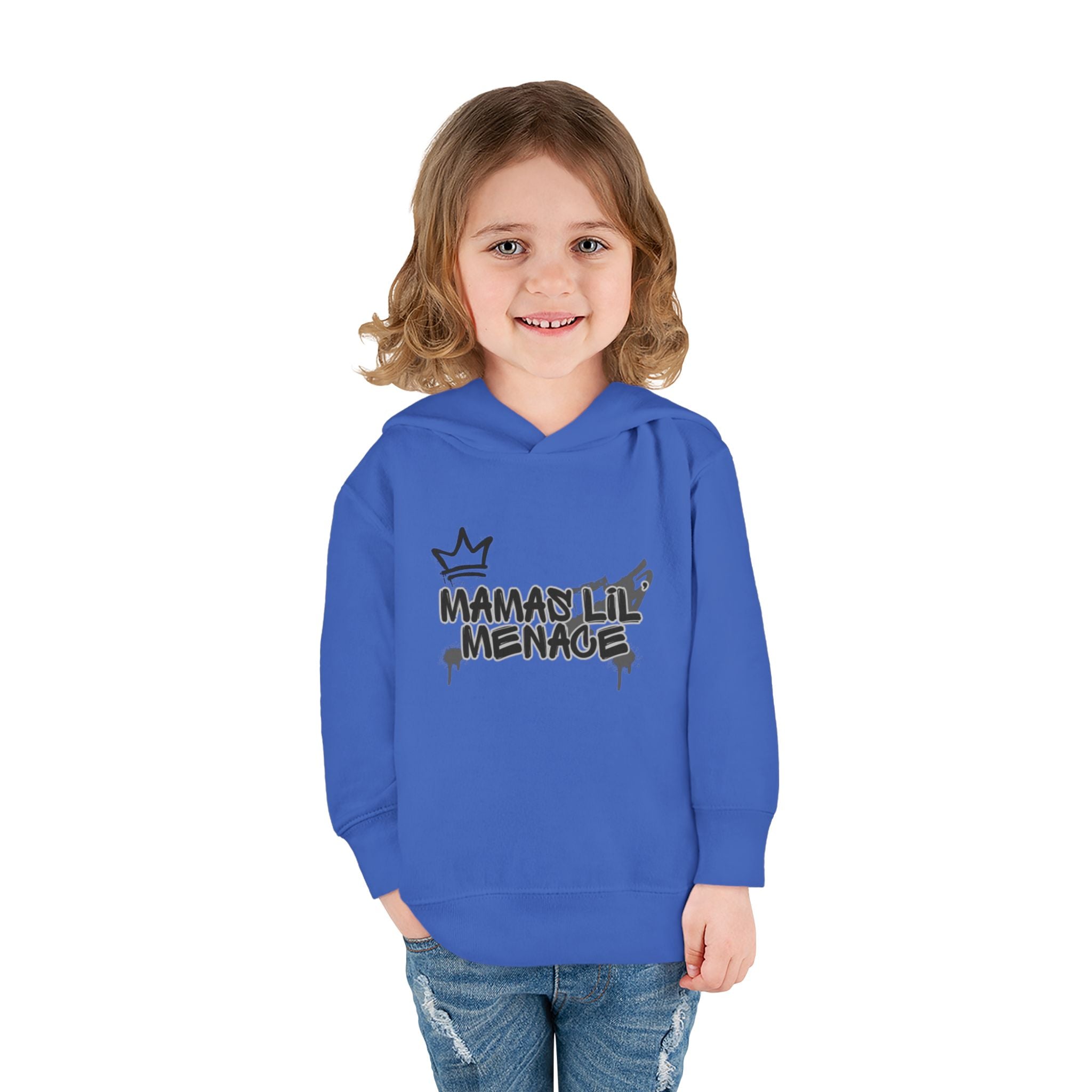 Toddler Hoodie - "Mamas lil' Menace" Graffiti Pullover