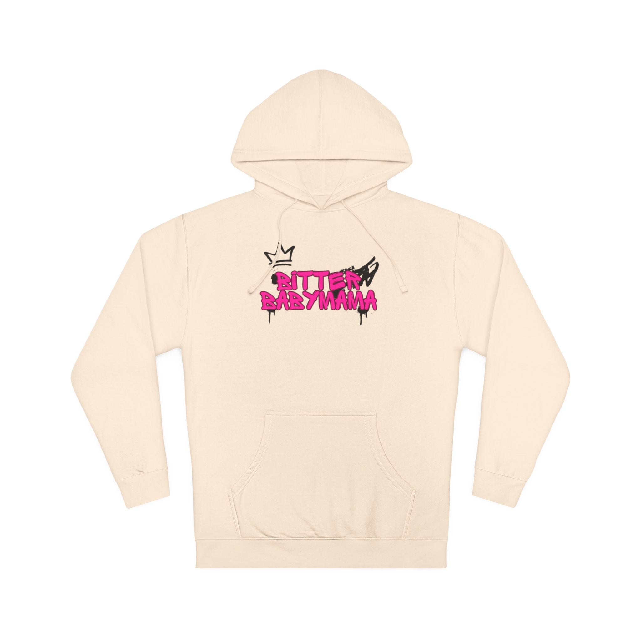 Graffiti Bitter Baby Mama Drip Crown Hoodie — by Rachel Weaver